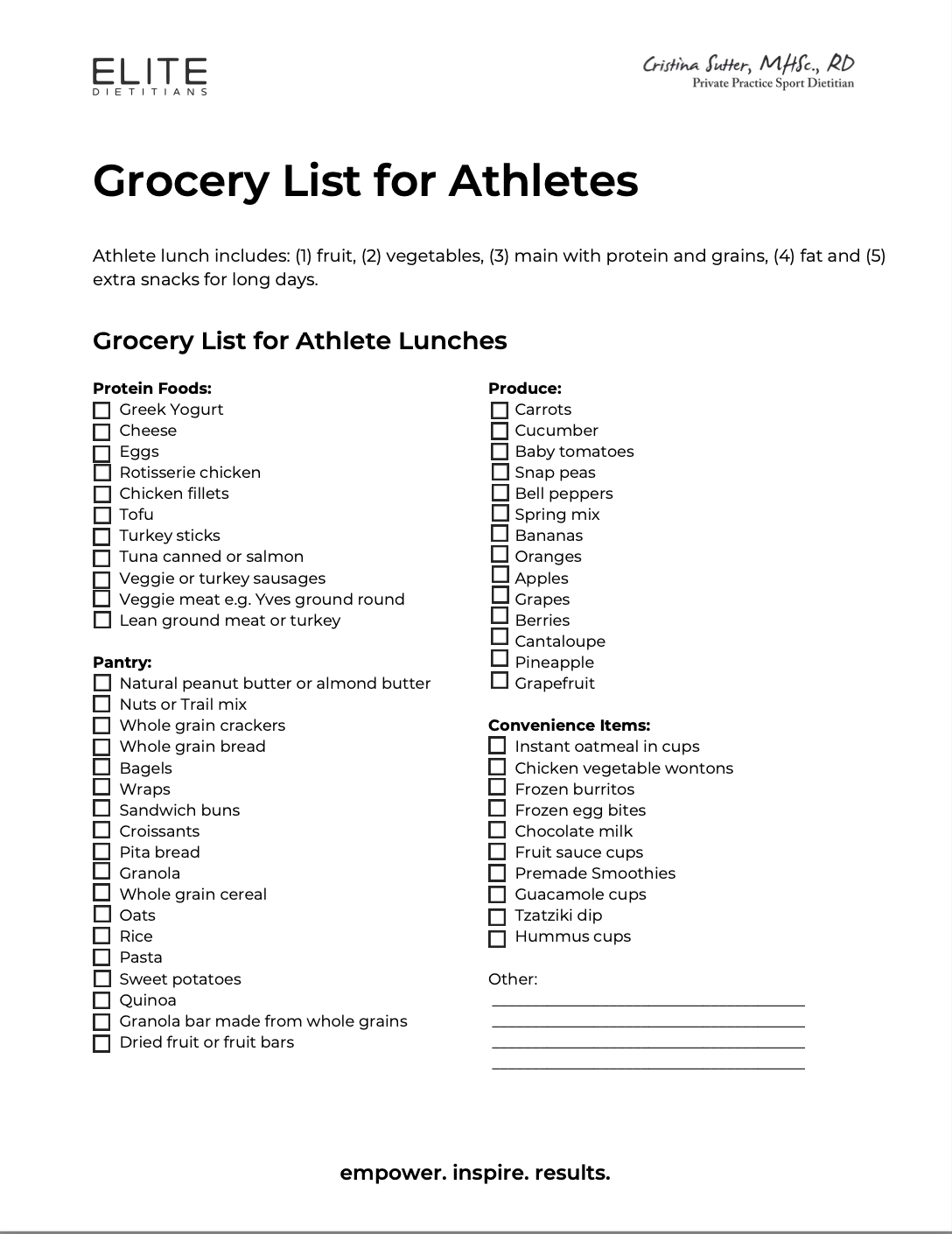 Best Lunches for Teen Athletes - Sport Nutrition for High School ...